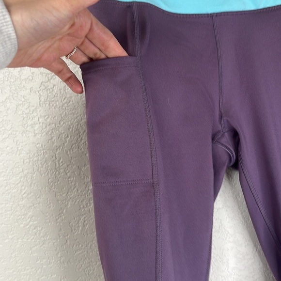 Marmot 7/8 Leggings Purple Blue Orange Size Small - Picture 6 of 11